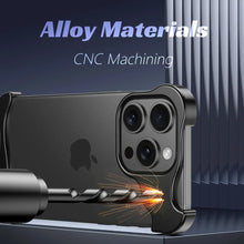 Load image into Gallery viewer, Titanium Frame Luxury Bumper Case for iPhone Series