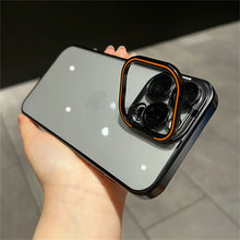 Load image into Gallery viewer, Chrome Electroplated Stand Case- iPhone