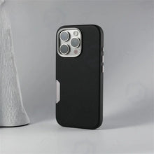 Load image into Gallery viewer, Classic Leather Magnet Shield- iPhone 16 Series