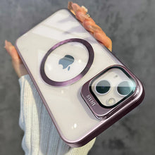 Load image into Gallery viewer, Transparent Lens Magsafe Stand Cover for iPhone Series