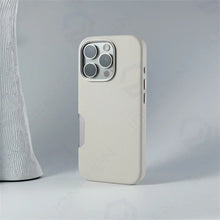 Load image into Gallery viewer, Classic Leather Magnet Shield- iPhone 16 Series