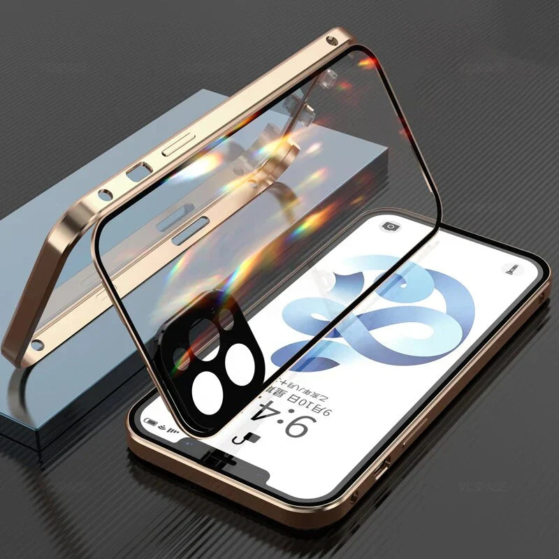 Full Protection Glass Case Screen Protector iPhone Series