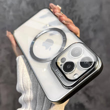 Load image into Gallery viewer, Transparent Lens Magsafe Stand Cover for iPhone Series