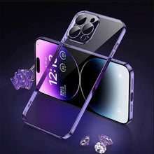 Load image into Gallery viewer, IPHONE 14 SERIES ELECTROPLATING CASE WITH LENS PROTECTION