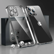 Load image into Gallery viewer, IPHONE 14 SERIES ELECTROPLATING CASE WITH LENS PROTECTION