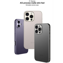 Load image into Gallery viewer, Matte Finish Protective TPU Back Case- iPhone