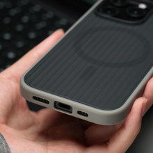 Load image into Gallery viewer, Corrugated Matte Forested Magsafe Case- iPhone