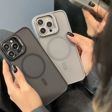 Load image into Gallery viewer, Metal Bracket Magnetic Kickstand Case- iPhone