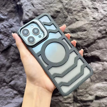 Load image into Gallery viewer, Carbon Fiber Hollow Heat Radiation Case for iPhone Series