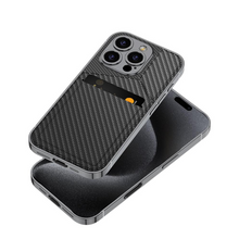 Load image into Gallery viewer, Ultra Thin Leather Card Holder and Magnetic Bracket With Kickstand Case- iPhone