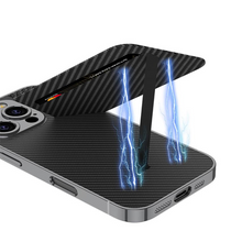 Load image into Gallery viewer, Ultra Thin Leather Card Holder and Magnetic Bracket With Kickstand Case- iPhone