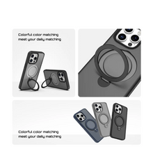 Load image into Gallery viewer, Metal Bracket Magnetic Kickstand Case- iPhone 16 Series