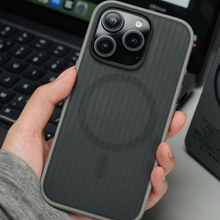 Load image into Gallery viewer, Corrugated Matte Forested Magsafe Case- iPhone