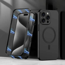 Load image into Gallery viewer, Matte Magsafe Case With Titanium Frame - iPhone