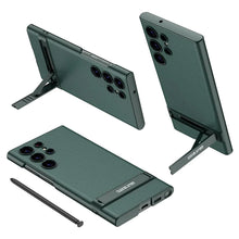 Load image into Gallery viewer, Shockproof Leather Side Stand Case For Galaxy S23 Ultra