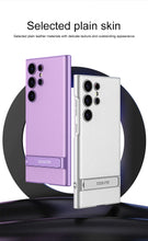 Load image into Gallery viewer, Shockproof Leather Side Stand Case For Galaxy S23 Ultra