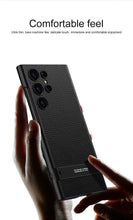 Load image into Gallery viewer, Shockproof Leather Side Stand Case For Galaxy S23 Ultra
