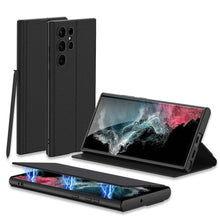 Load image into Gallery viewer, Business Flip Leather Case for Galaxy S23 Ultra