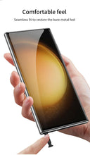 Load image into Gallery viewer, Galaxy S23 Ultra Electroplated Leather Soft Shell Pro Case