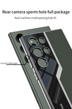 Load image into Gallery viewer, Galaxy S23 Ultra Electroplated Leather Soft Shell Pro Case