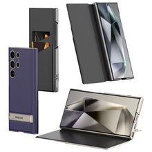 Load image into Gallery viewer, Flip Leather Side Stand Window Case For S24 Ultra