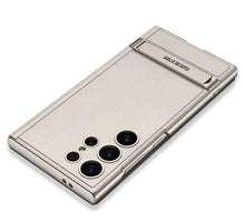 Load image into Gallery viewer, Flip Leather Side Stand Window Case For S24 Ultra