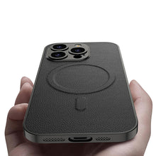 Load image into Gallery viewer, Shockproof Magsafe Leather Case- iPhone
