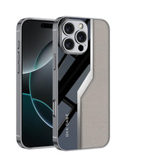 Load image into Gallery viewer, Electroplated Leather Classic Pattern Pro Case- iPhone