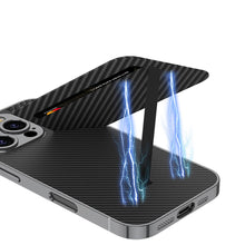 Load image into Gallery viewer, Ultra Thin Leather Card Holder and Magnetic Bracket With Kickstand Case- iPhone