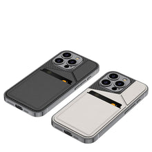Load image into Gallery viewer, Ultra Thin Leather Card Holder and Magnetic Bracket With Kickstand Case- iPhone