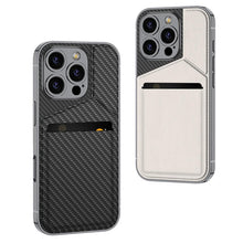 Load image into Gallery viewer, Ultra Thin Leather Card Holder and Magnetic Bracket With Kickstand Case- iPhone