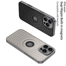 Load image into Gallery viewer, Supi Ripple Built-in Magnets Back Case- iPhone
