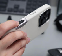 Load image into Gallery viewer, Classic Leather Magnet Shield- iPhone 16 Series