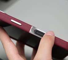 Load image into Gallery viewer, Classic Leather Magnet Shield- iPhone 16 Series