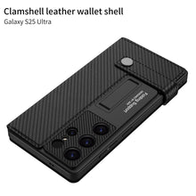 Load image into Gallery viewer, Business Leather Flip Stand Case For Galaxy S25 Ultra