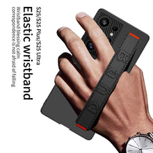 Load image into Gallery viewer, Elastic Wrist-Band Holder With Kick-Stand Case For Galaxy S25 Ultra