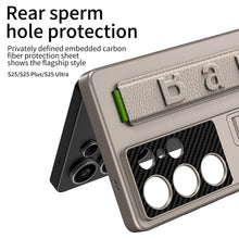 Load image into Gallery viewer, Elastic Wrist-Band Holder With Kick-Stand Case For Galaxy S25 Ultra