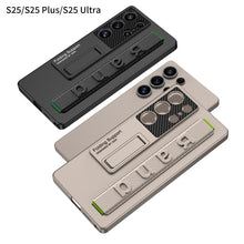 Load image into Gallery viewer, Elastic Wrist-Band Holder With Kick-Stand Case For Galaxy S25 Ultra