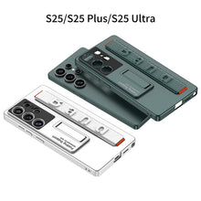 Load image into Gallery viewer, Elastic Wrist-Band Holder With Kick-Stand Case For Galaxy S25 Ultra