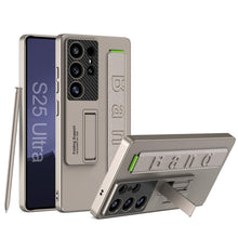 Load image into Gallery viewer, Elastic Wrist-Band Holder With Kick-Stand Case For Galaxy S25 Ultra