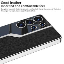 Load image into Gallery viewer, Electroplated Leather Classic Pro Case For Galaxy S25 Ultra