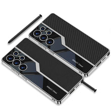 Load image into Gallery viewer, Electroplated Leather Classic Pro Case For Galaxy S25 Ultra