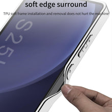 Load image into Gallery viewer, Electroplated Leather Duo Tone Frosted Case For Galaxy S25 Ultra