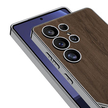 Load image into Gallery viewer, Premium Leather Wood Grain Texture Case - Samsung