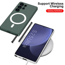 Load image into Gallery viewer, Shockproof Magsafe Matte Soft Silicon Case- Samsung