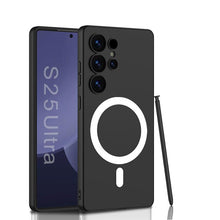 Load image into Gallery viewer, Shockproof Magsafe Matte Soft Silicon Case- Samsung