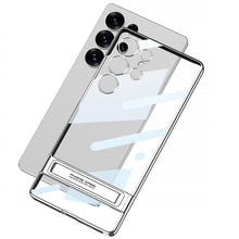 Load image into Gallery viewer, Ultra Clear Hybrid Transparent Side Stand Case- Samsung
