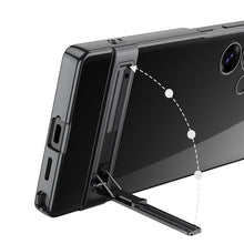 Load image into Gallery viewer, Ultra Clear Hybrid Transparent Side Stand Case- Samsung