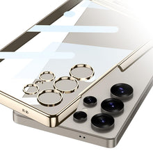 Load image into Gallery viewer, Ultra Clear Hybrid Transparent Side Stand Case- Samsung