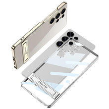 Load image into Gallery viewer, Ultra Clear Hybrid Transparent Side Stand Case- Samsung